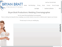 Tablet Screenshot of bryanbratt.com